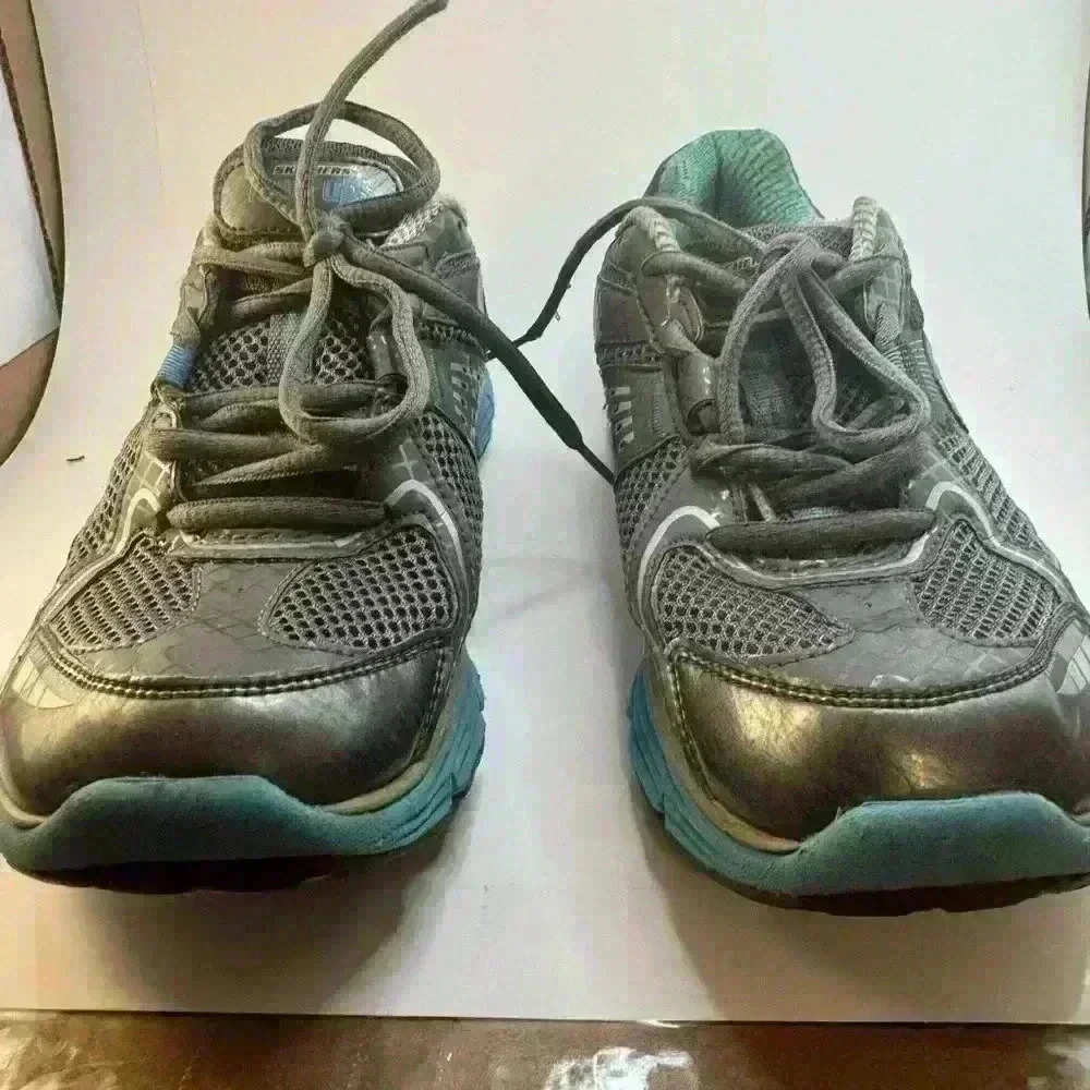 Sketchers Shape Ups, Toning Shoes Grey and Blue size 7.5 - Picture 6 of 8
